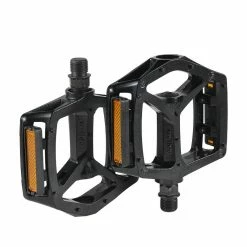 MTB Flat Pedal - Metal BLack - 430g Pr. Pair