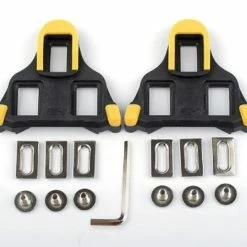 Shenba Cycling Cleats - Road, Compatible Shimano - 6 Degrees Yellow