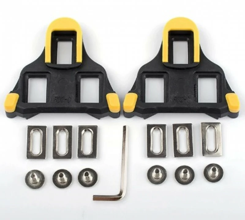 Shenba Cycling Cleats - Road, Compatible Shimano - 6 Degrees Yellow 3 Shenba Cycling Cleats - Road, Compatible Shimano - 6 Degrees Yellow