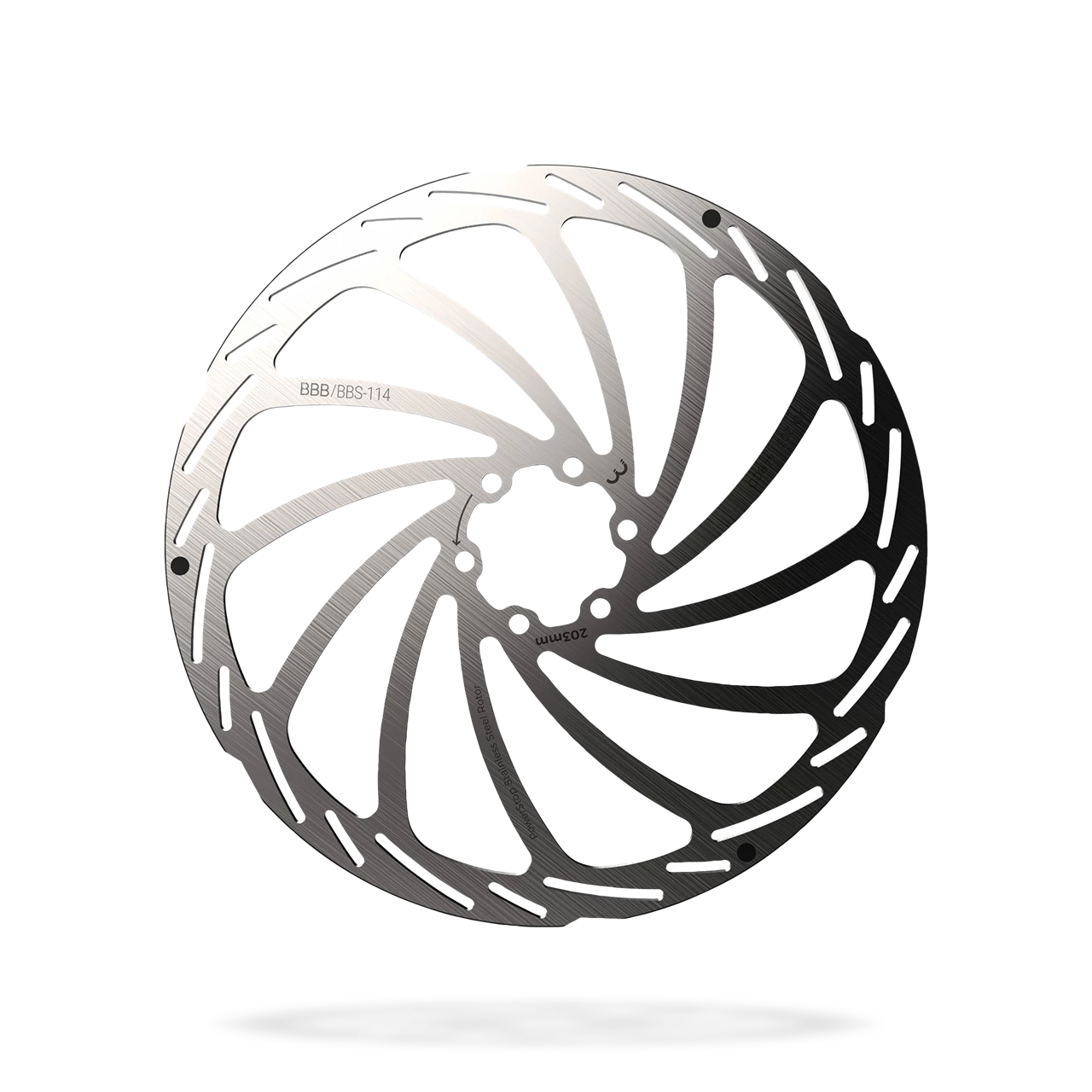 BBB PowerStop BBS-114 IS Bremseskive 203mm, 6-Bolt 3 BBB PowerStop BBS-114 IS Bremseskive 203mm, 6-Bolt