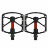 MTB Flat Pedal - Black/red - 280g Pr Pair -Salg Salg 773bd84f5f8389f88df9a164b8666549