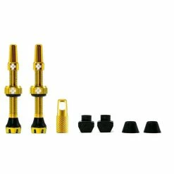 MUC-OFF Tubeless Valve Kit V. 2.0 44 Mm Gold