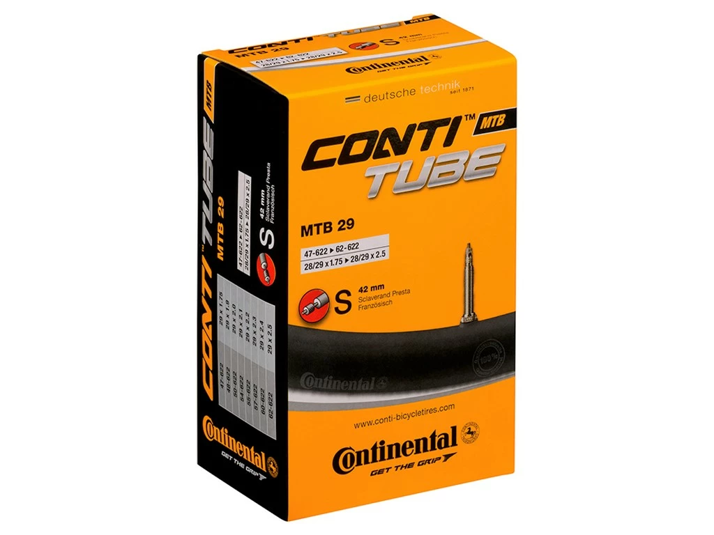 Continental MTB Tube 29T (47-62x622) Presta 42 Mm 3 Continental MTB Tube 29T (47-62x622) Presta 42 Mm