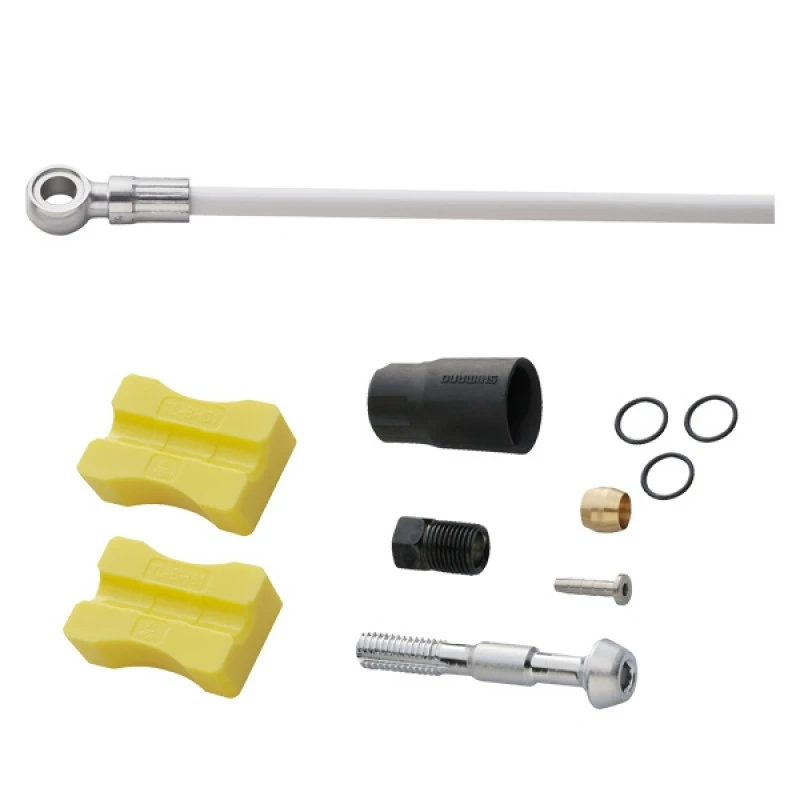 Shimano Bremseslange SM-BH90, 100cm Rett/banjo Kobling, Hvit 3 Shimano Bremseslange SM-BH90, 100cm Rett/banjo Kobling, Hvit